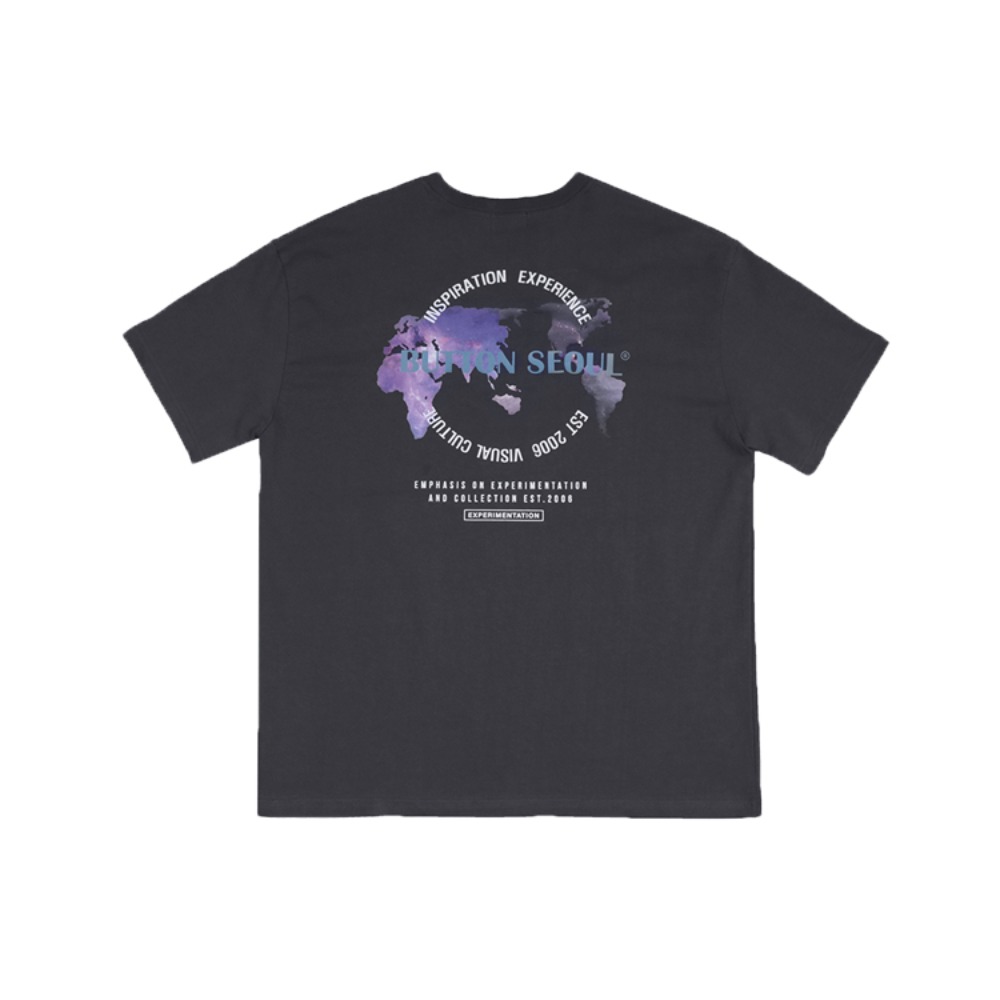 World Map T (Charcoal)